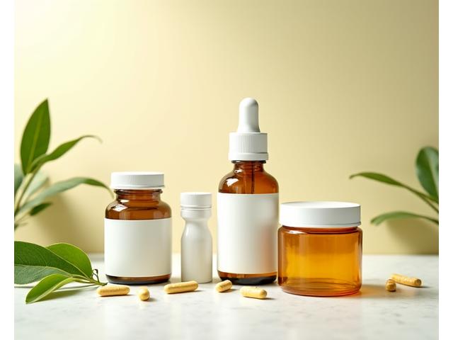 Assortment of vibrant vitamin and mineral supplement bottles on a clean background, conveying foundational health.