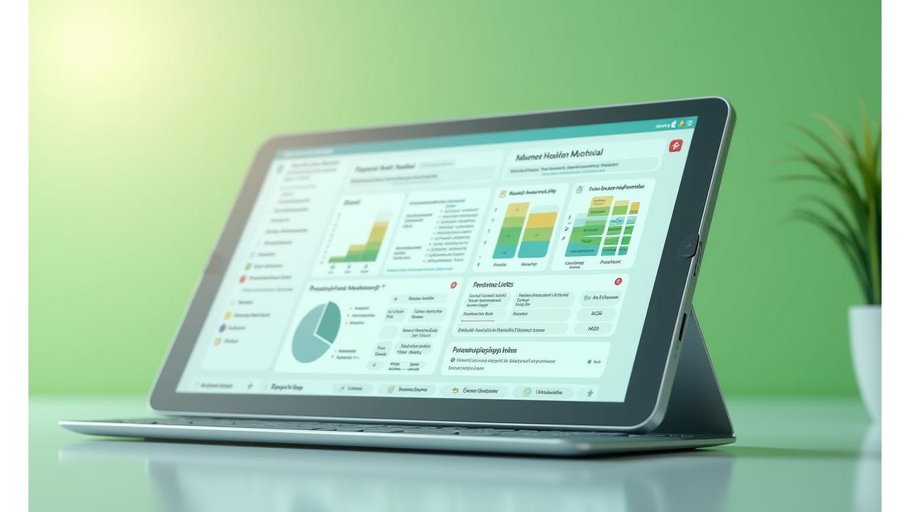 Interactive preview of a detailed Vita Bloom personalized health assessment report showing various health markers and recommended actions